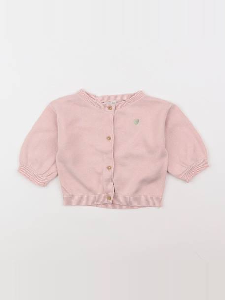 Gilet - 6 mois Rose 1 - vertbaudet enfant 