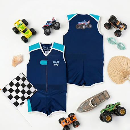 Maillot de bain flottant enfant - torpille Bleu 4 - vertbaudet enfant 