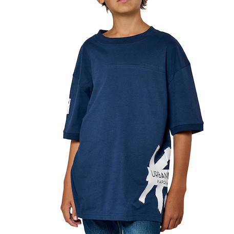 T-shirt garçon marco Blanc+Marine 3 - vertbaudet enfant 