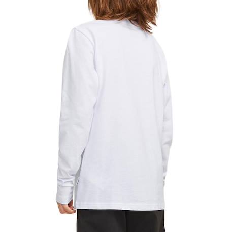 T-shirt à manches longues noho Blanc+Gris+Noir 2 - vertbaudet enfant 