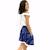 Jupe qui tourne     tie-and-dye  cancan Bleu marine blanc 5 - vertbaudet enfant 