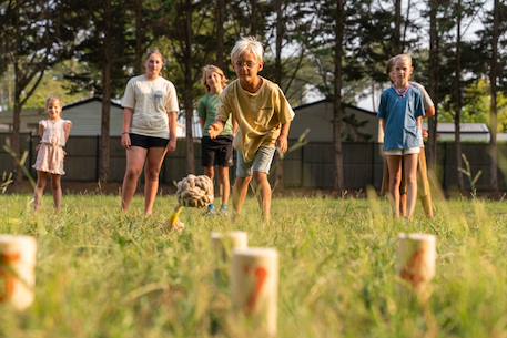 Jeu d'adresse en bois fsc - jeu de quilles - jeu extérieur Multicolore 6 - vertbaudet enfant 