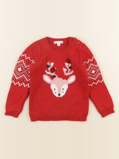 Pull - 2 ans Rouge 1 - vertbaudet enfant 
