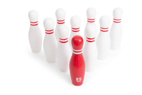 Jeu de bowling en bois certifié FSC - jeu extérieur - jeu de quilles Multicolore 3 - vertbaudet enfant 