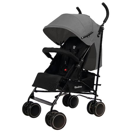 Poussette ultra légère Tokio Compacte, Pliable & Confortable Gris et noir 1 - vertbaudet enfant 