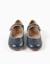 Ballerines t-bar en cuir Bleu foncé 2 - vertbaudet enfant 