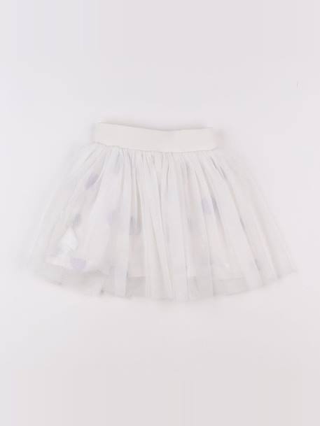 Jupe - 2 ans Blanc, violet 1 - vertbaudet enfant 