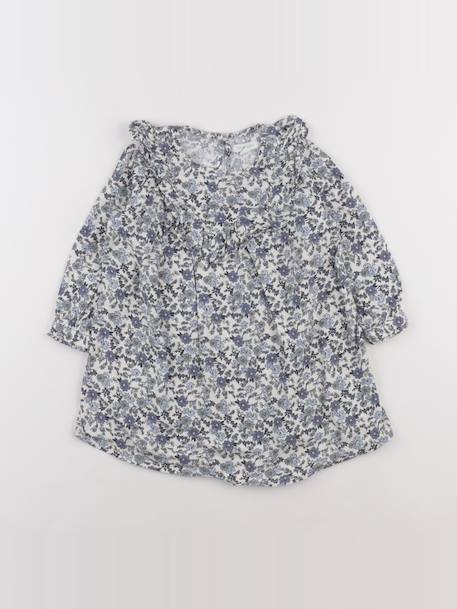 Robe - 2 ans Blanc, bleu 1 - vertbaudet enfant 