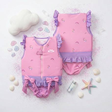 Maillot de bain flottant enfant - celeste Rose 4 - vertbaudet enfant 