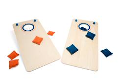 Jouet-Cornhole en bois fsc - jeu d'adresse pour enfant - jeu extérieur