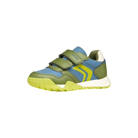 Baskets basses  à scratch Avio   vert clair+Royal    marine 2 - vertbaudet enfant 