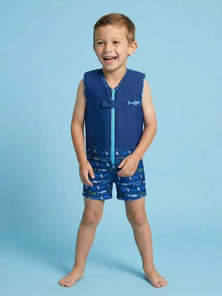 Garçon-Maillot de bain flottant enfant - megalodon