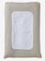 Lot 2 serviettes de rechange matelas à langer blanc+gris taupe+rose pâle + blanc 2 - vertbaudet enfant 