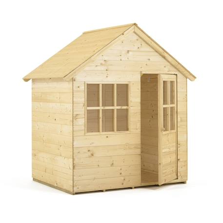 Maisonnette cabane enfant refuge bois fsc® Marron 2 - vertbaudet enfant 