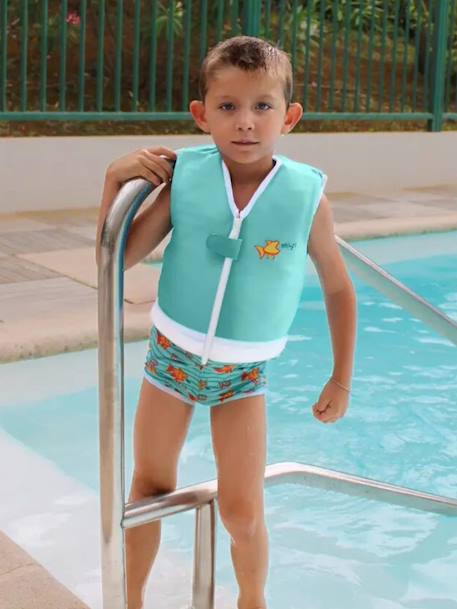 Maillot de bain flottant enfant - piranha Vert 3 - vertbaudet enfant 
