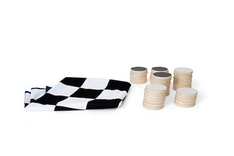 Jeu de dames XXL - jeu de société classique MULTICOLORE 5 - vertbaudet enfant 