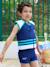 Maillot de bain flottant enfant - olympia Bleu 3 - vertbaudet enfant 