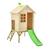 Maisonnette sur pilotis avec toboggan sunnyside bois fsc® Marron - vert 2 - vertbaudet enfant 