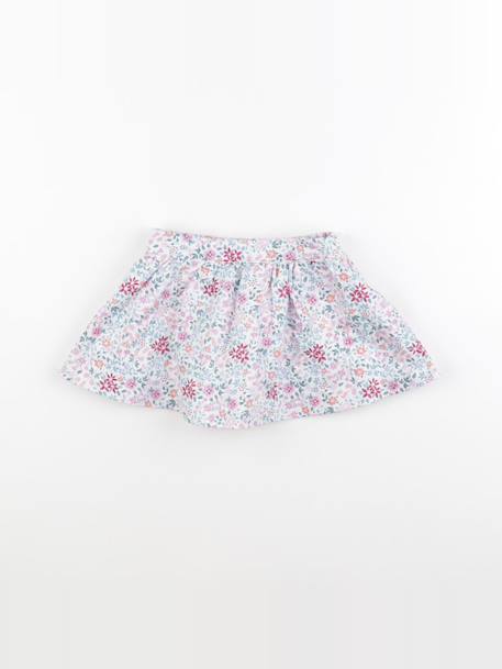 Jupe - 2 ans Blanc, rose 1 - vertbaudet enfant 