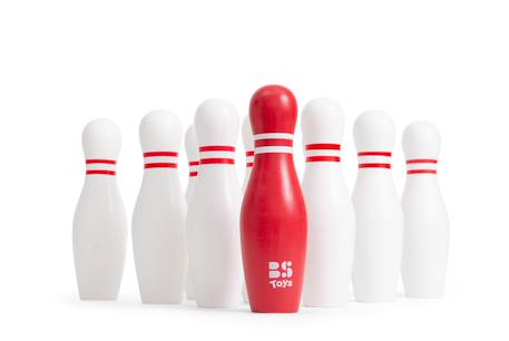 Jeu de bowling en bois certifié FSC - jeu extérieur - jeu de quilles Multicolore 2 - vertbaudet enfant 