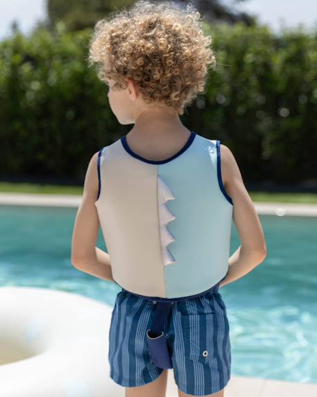 Gilet natation enfant neoprene et epe Bleu+Blue+Pink+Rose+Rose fleurs+Vert 4 - vertbaudet enfant 
