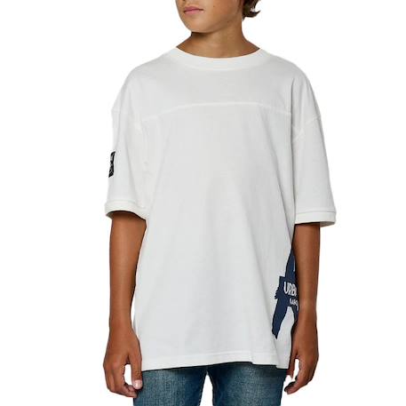 T-shirt garçon marco Blanc+Marine 1 - vertbaudet enfant 