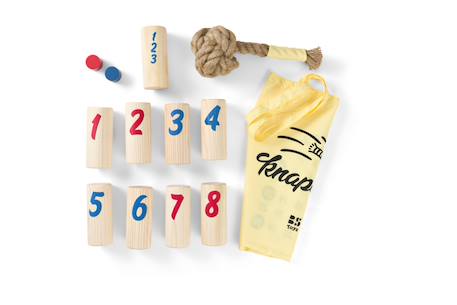 Jeu d'adresse en bois fsc - jeu de quilles - jeu extérieur Multicolore 2 - vertbaudet enfant 
