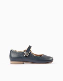 Chaussures-Ballerines t-bar en cuir