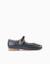 Ballerines t-bar en cuir Bleu foncé 1 - vertbaudet enfant 