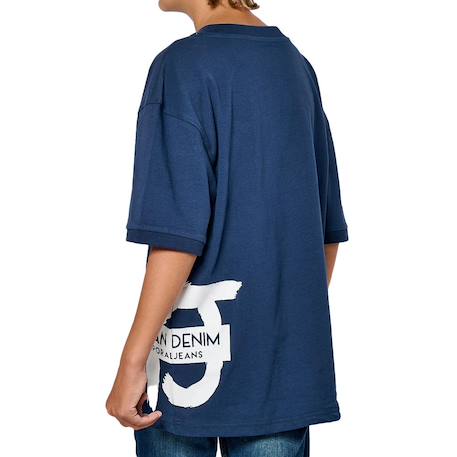 T-shirt garçon marco Blanc+Marine 4 - vertbaudet enfant 