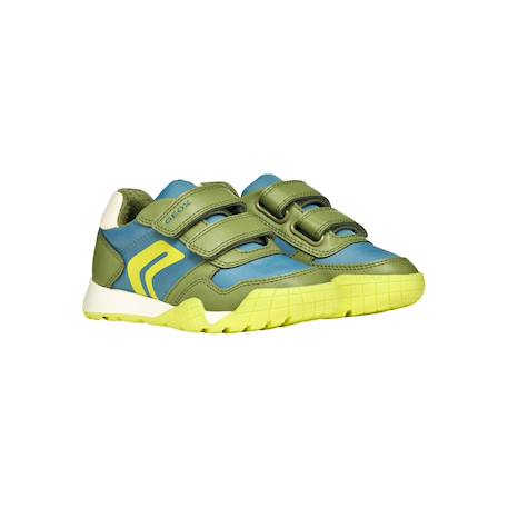 Baskets basses  à scratch Avio   vert clair+Royal    marine 3 - vertbaudet enfant 