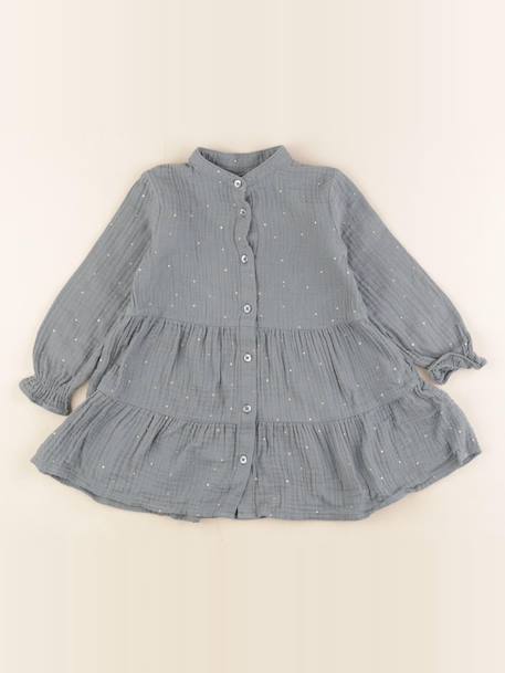 Robe - 2 ans Vert, or 1 - vertbaudet enfant 