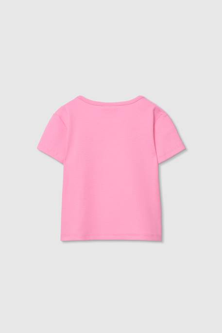 T-shirt fille coton Rose 2 - vertbaudet enfant 