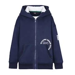 -Sweat zippé garçon à capuche campus