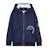 Sweat zippé garçon à capuche campus Marine 1 - vertbaudet enfant 