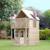 Maisonnette cabane loft bois fsc® Marron 1 - vertbaudet enfant 