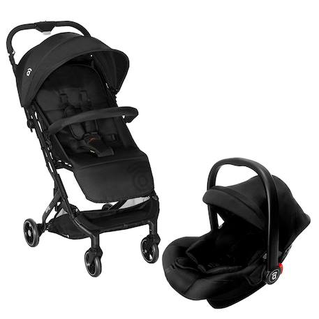 Duo poussette et siège auto Tumbuctu Beige+Noir 7 - vertbaudet enfant 
