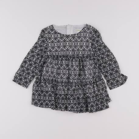 Robe - 2 ans Blanc, noir 1 - vertbaudet enfant 