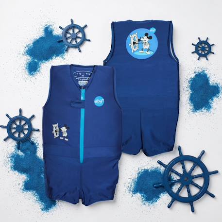 Maillot de bain flottant enfant - willie Bleu marine 4 - vertbaudet enfant 