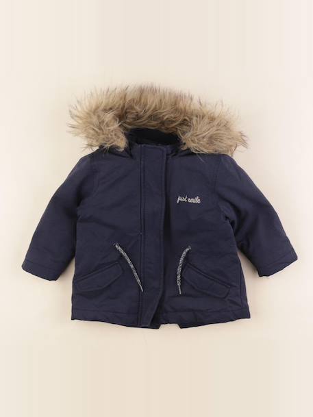 Manteau doublure amovible - 2 ans Bleu 1 - vertbaudet enfant 