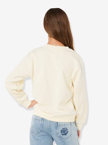 Sweat Sunshine Squad fille écru 3 - vertbaudet enfant 