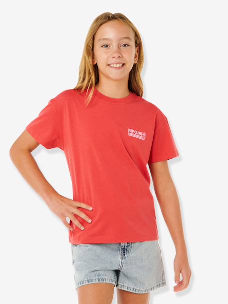 T-shirt manches courtes fille rouge 1 - vertbaudet enfant 