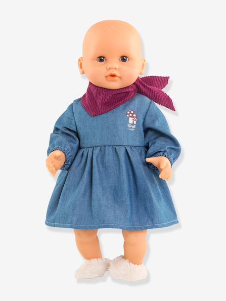 Robe en jean et foulard pour poupon bleu 3 - vertbaudet enfant 
