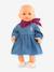 Robe en jean et foulard pour poupon bleu 3 - vertbaudet enfant 
