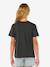 T-shirt manches courtes fille noir 4 - vertbaudet enfant 