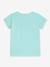 T-shirt fille avec arc-en-ciel en sequins DANAMADE bleu glacier+rose poudré 2 - vertbaudet enfant 