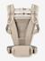Porte-bébé physiologique évolutif AMYA beige+noir 2 - vertbaudet enfant 
