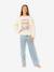 Sweat Sunshine Squad fille écru 2 - vertbaudet enfant 