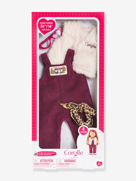 Coffret poupons chic explorateur bordeaux 1 - vertbaudet enfant 