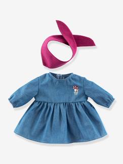 Jouet-Poupons et poupées-Robe en jean et foulard pour poupon
